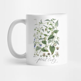 Plant Lady Botanical T Shirt Gardening Gift Mug